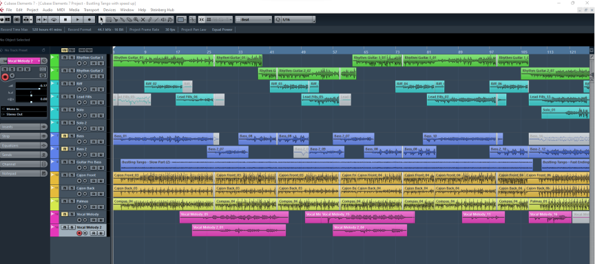 Cubase Screenshot